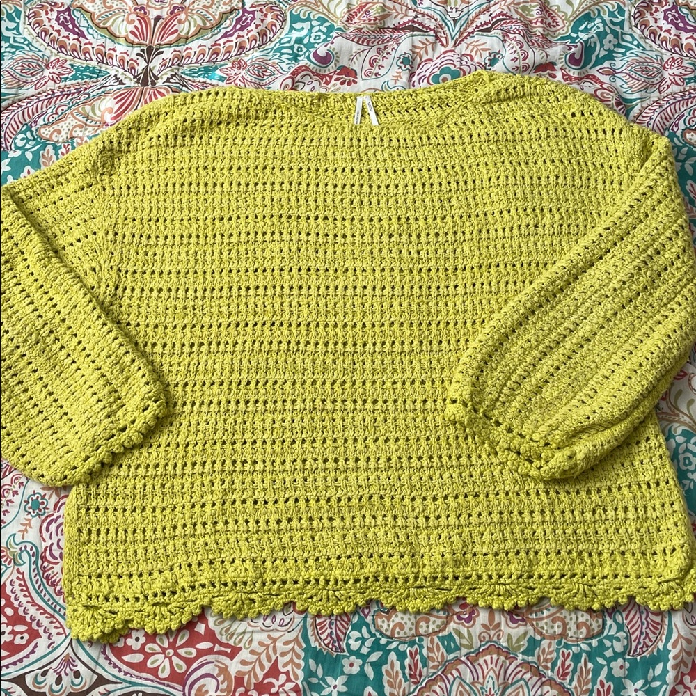 Anthropologie cotton sweater